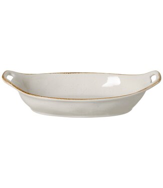 Casafina Sardegna - Oval Baker 13" - White