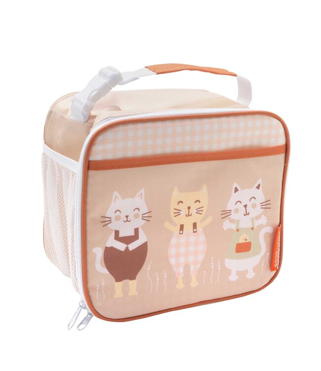 Super Zippee Lunch Tote - Prairie Kitty