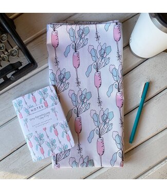 French Breakfast Radish Towel by Amy McCoy