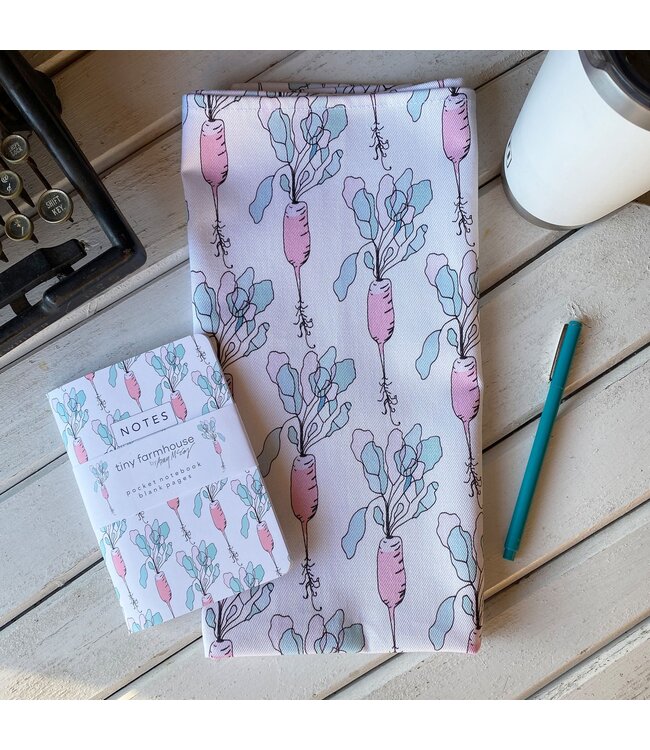 French Breakfast Radish Towel by Amy McCoy