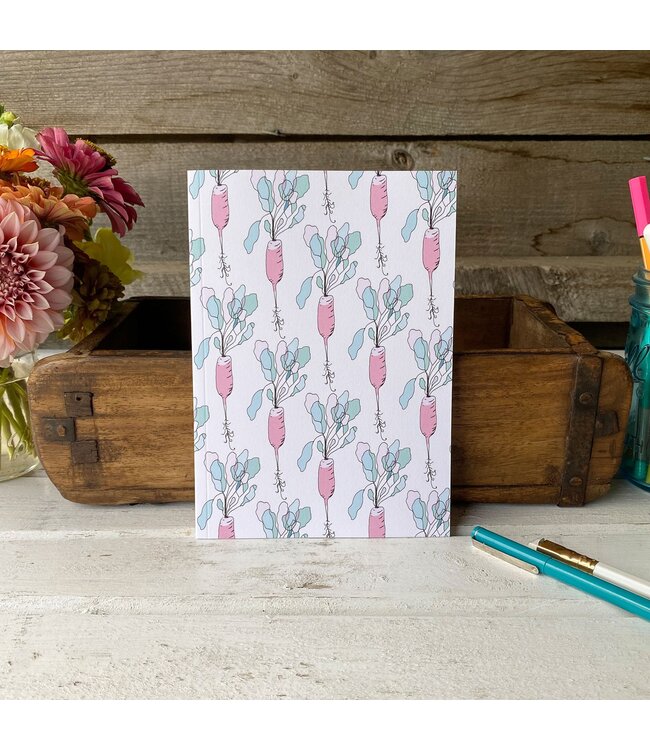 French Breakfast Radish Journal by Amy McCoy