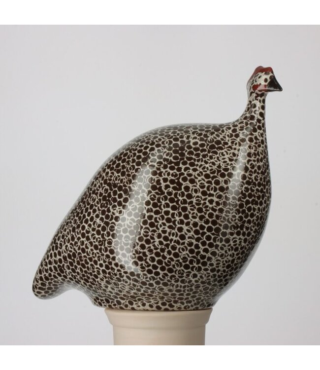 Les Ceramiques De Lussan Speckled Guinea Fowl - LARGE