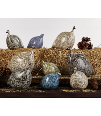 Les Ceramiques De Lussan Speckled Guinea Fowl - LARGE