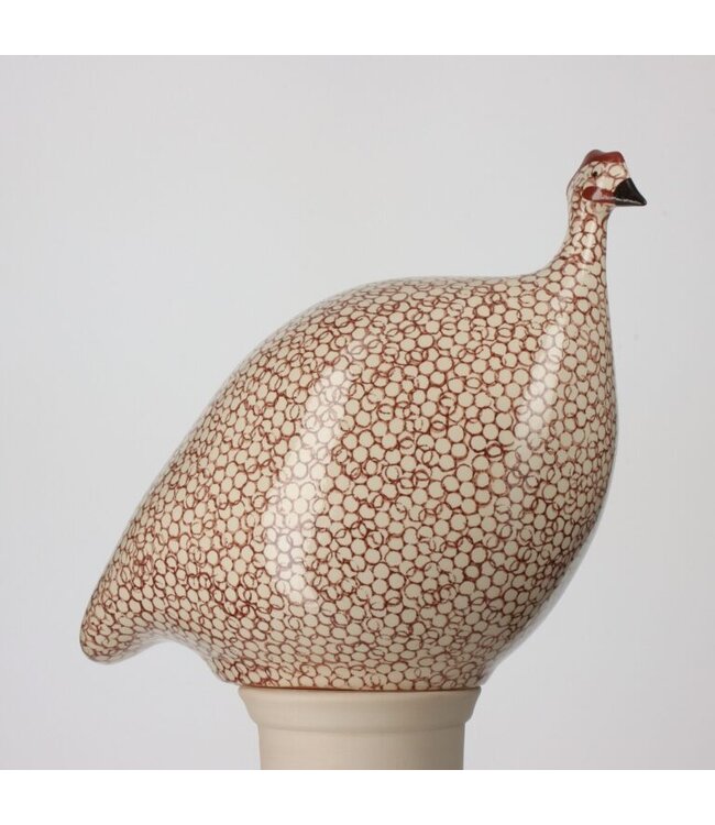 Les Ceramiques De Lussan Speckled Guinea Fowl - LARGE