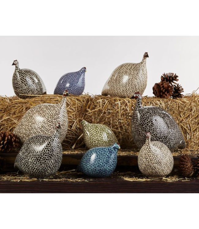 Les Ceramiques De Lussan Speckled Guinea Fowl - MEDIUM