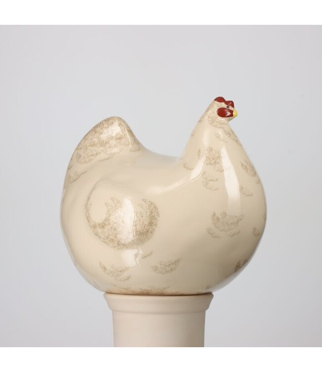 Les Ceramiques De Lussan Speckled Hen - MEDIUM