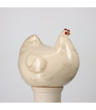Les Ceramiques De Lussan Speckled Hen - LARGE