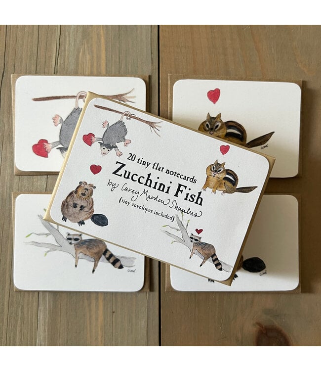 Zucchini Fish - Woodland Creatures Tiny Notes