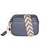 Pom Pom London Mayfair Bag - Slate Blue