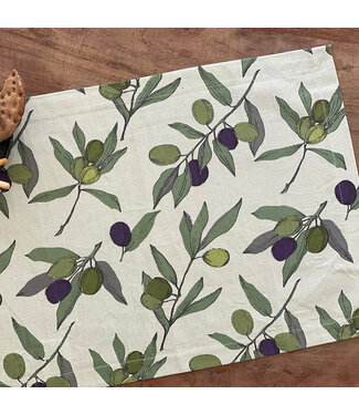 Mahogany Placemats Set of 4 - Olives