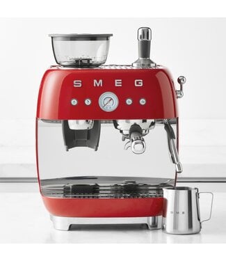 SMEG Semi-Automatic Espresso Coffee Machine - Red