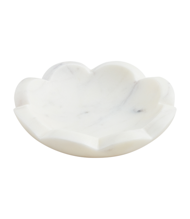 Mudpie Scallop Marble Dish
