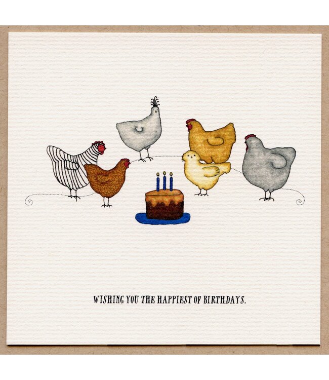 Beth Mueller Square Greeting Card - Wishing You the Happiest of Birthday