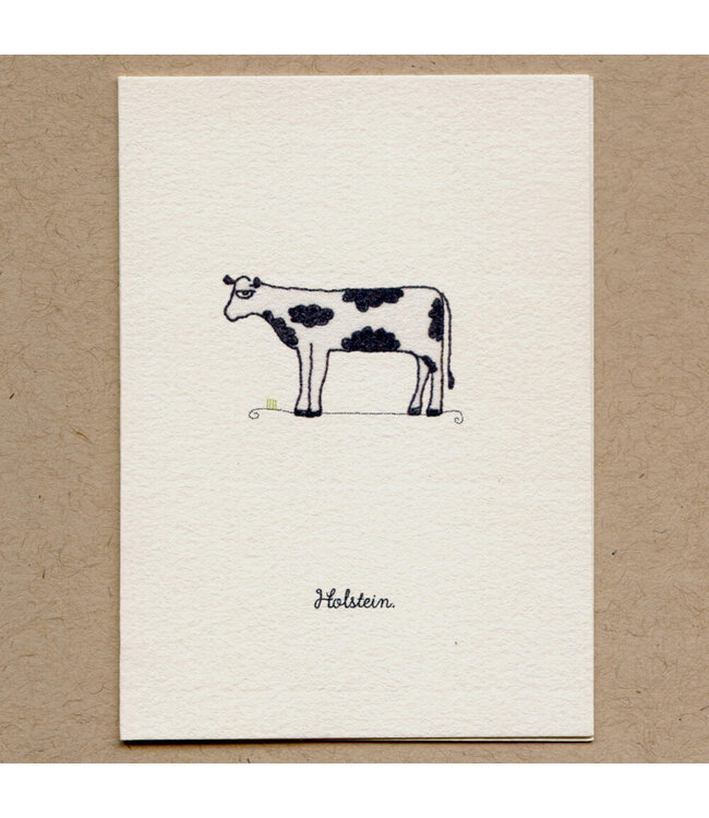 Beth Mueller Greeting Card - Holstein