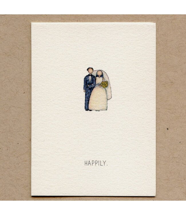 Beth Mueller Greeting Card - Happily