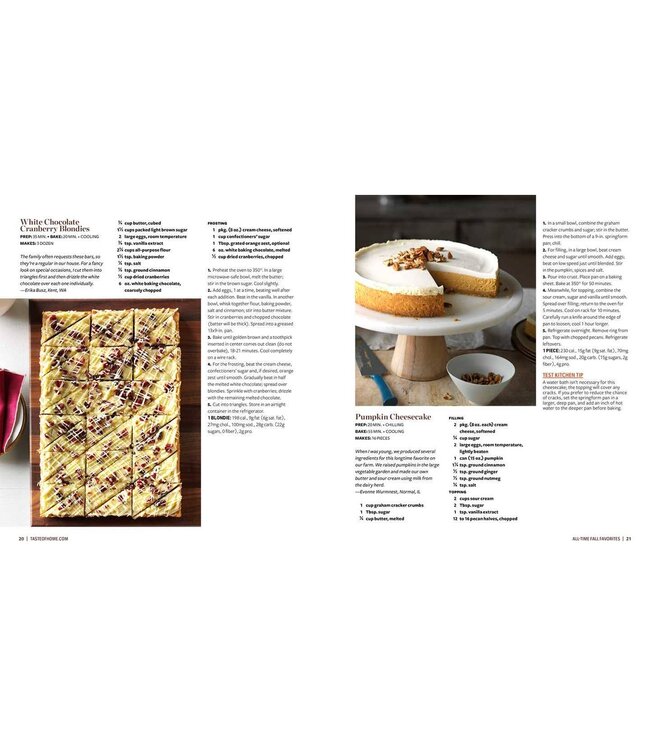 Fall Baking: Taste of Home