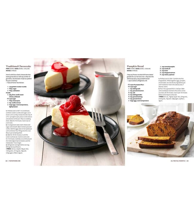 Fall Baking: Taste of Home