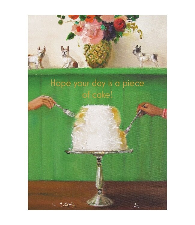 Hester & Cook Artist Janet Hill - Piece of Cake Card