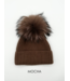 Angora Pom Pom Hat