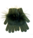 Linda Richards Pom Pom Angora Gloves