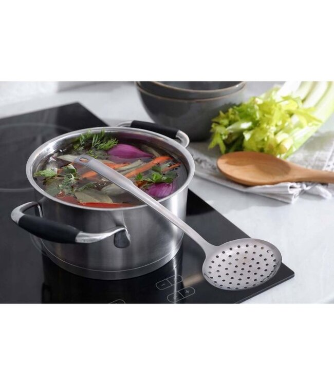 HIC Harold Import Company HIC Kitchen's Perforated Spoon Style Skimmer - 14.75in