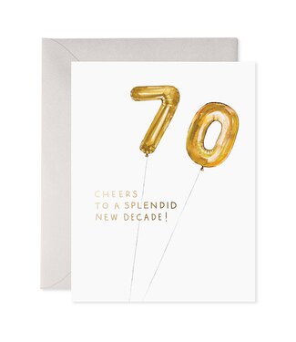 E. Francis 70th Birthday | Greeting Card