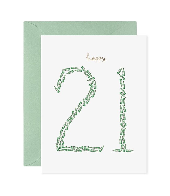 E. Francis 21st Birthday | Greeting Card