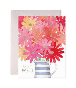 E. Frances Get Well Flowers | Greeting Card