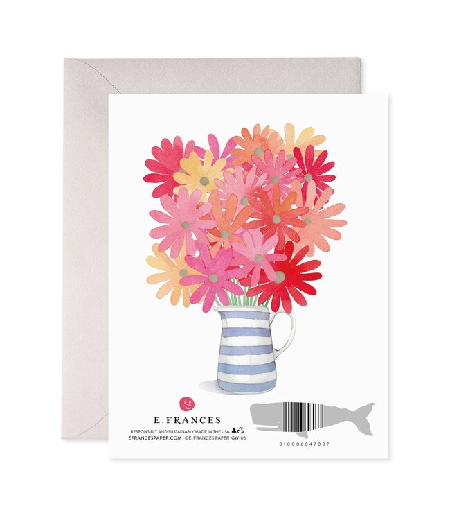 E. Francis Get Well Flowers | Greeting Card