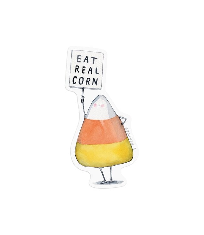 E. Francis Candy Corn Sticker