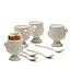 RSVP Porcelain Egg Cup & Spoon Set