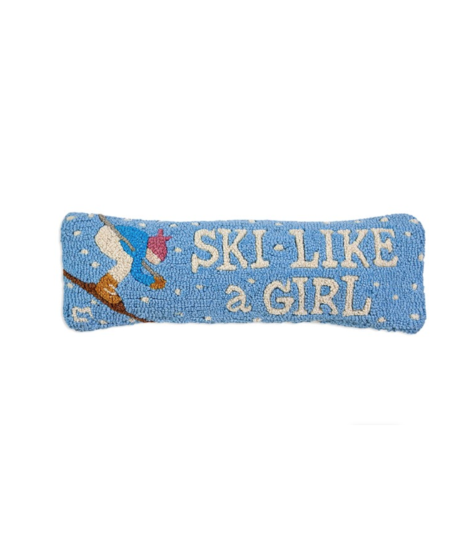 Chandler 4 Corners Ski Like a Girl - 8X24 Pillow
