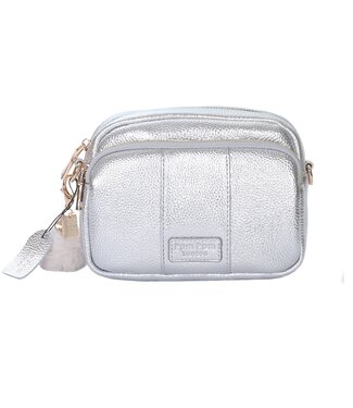 Pom Pom London The Original Bag - Metallic Silver
