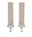 Pom Pom London Tan & Brown Straps