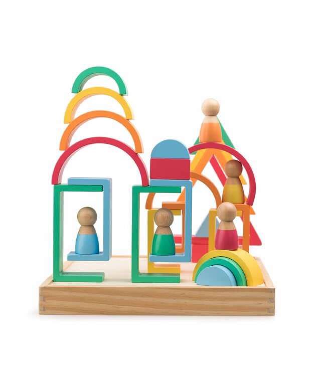 Nova Toys Montessori Rainbow Blocks