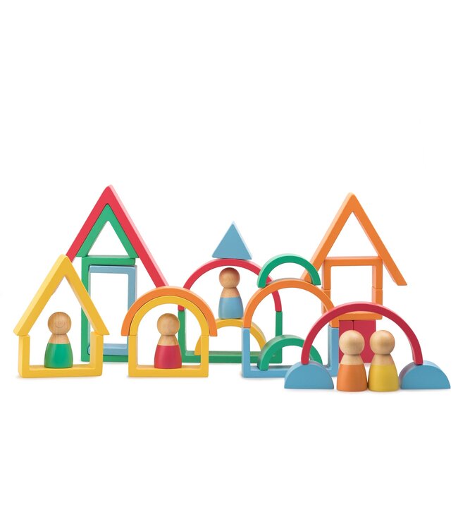 Nova Toys Montessori Rainbow Blocks