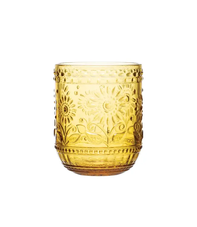 Embossed Drinking Glass