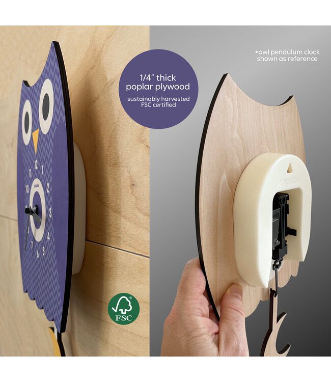 Popclox Pendulum Clock - Horse Barn