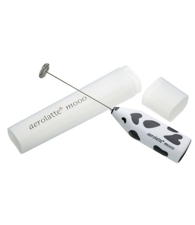 HIC Harold Import Company Aerolatte Mooo Milk Frother with Case