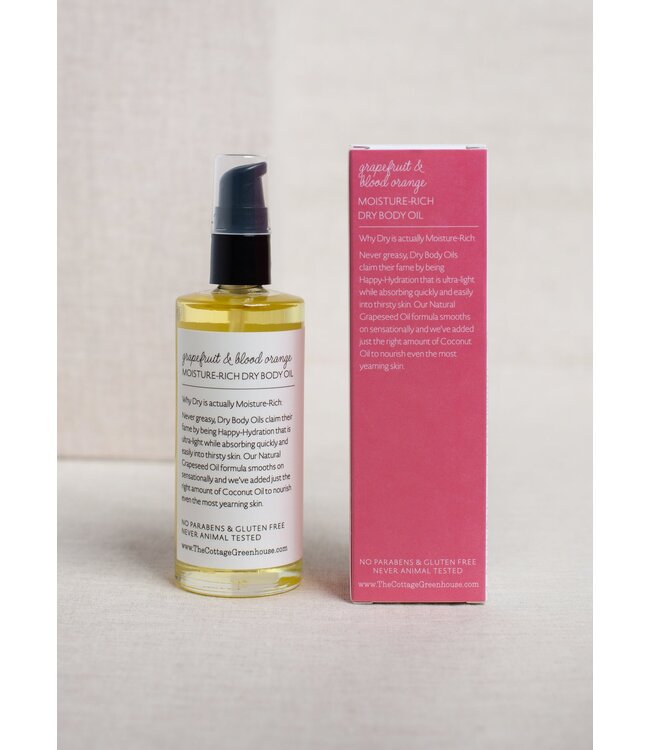 Cottage Greenhouse - Grapefruit & Blood Orange Dry Body Oil