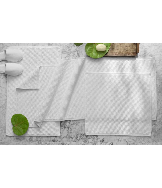 Matouk Reverie Bath Rug - White