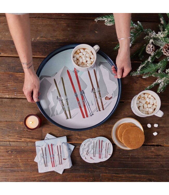 Nordic Ski Paper Napkins