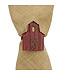 Barn Napkin Ring - Red