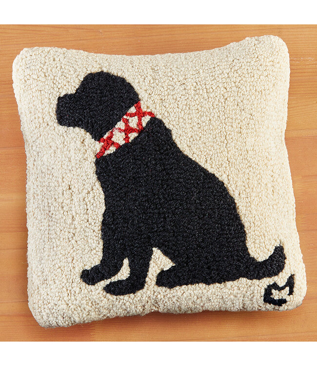 Chandler 4 Corners Duke Black Lab Pillow  - 14x14
