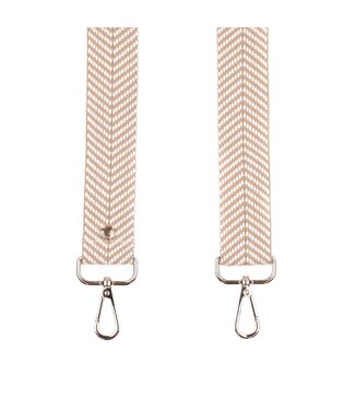 Pom Pom London Tan & Brown Straps
