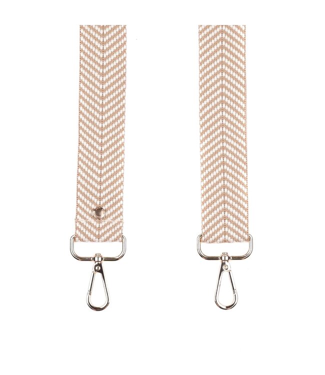 Pom Pom London Tan & Brown Straps