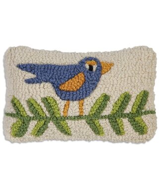 Chandler 4 Corners BLUE BIRD ON A BRANCH - 8X12 Pillow