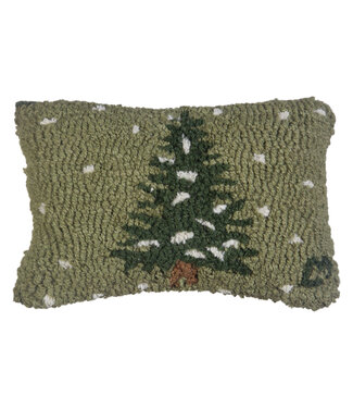 Chandler 4 Corners FLURRIES FROSTED TREE - 8X12 Pillow