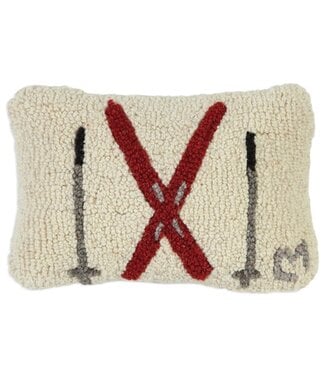 Chandler 4 Corners CROSSED SKIS - 8X12 Pillow