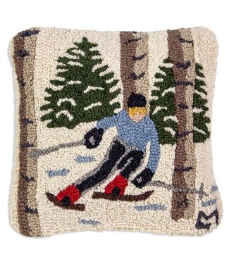 Chandler 4 Corners SKIING THE TREES - 14X14 Pillow